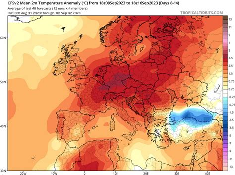 Antycyklonalna kopuła rozrasta się nad Europą Przed nami niezwykła