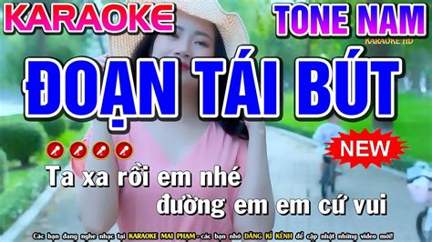 O N T I B T Karaoke Nh C S Ng Tone Nam Ph I Hay Karaoke Mai Ph M