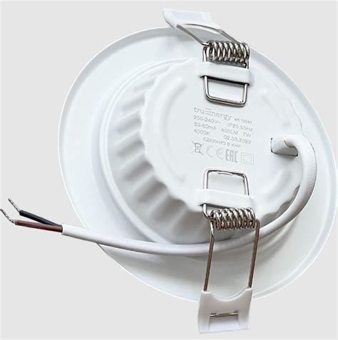 Светильник точечный встраиваемый светодиодный TRUENERGY Slim Iron Круг ...