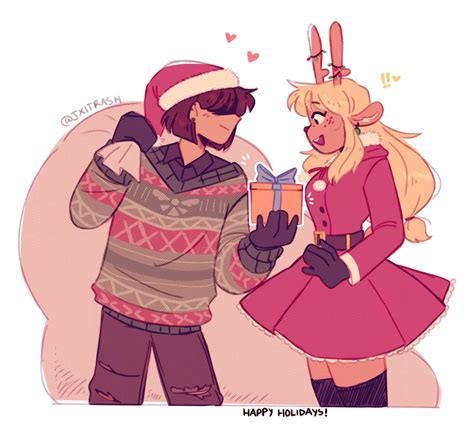 Happ Molida Kris Deltarune Noelle Holiday Kriselle