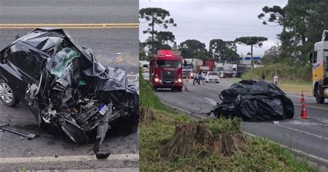 Acidente Entre Carreta E Carro Provoca Tragédia Na Br 476 Imagens