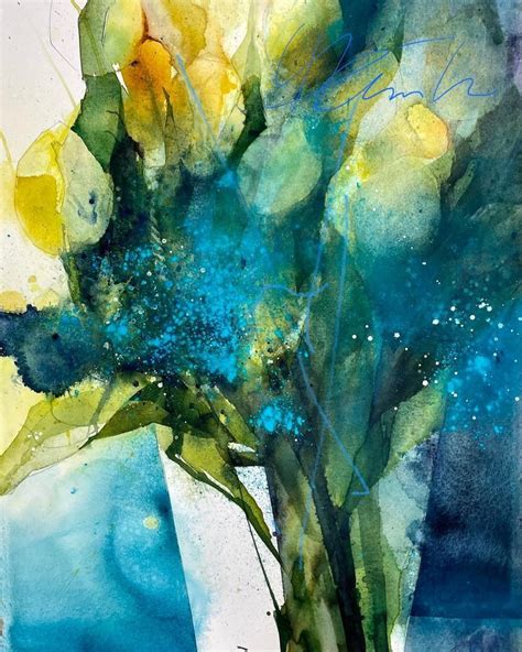 Elke Memmler Flower Watercolor Art Watercolor Watercolor Art Flowers