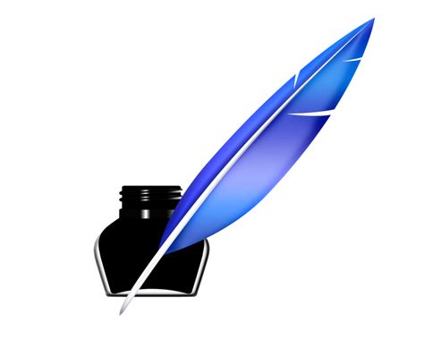 Quill Pen And Inkwell Icon Psd Snappdemo