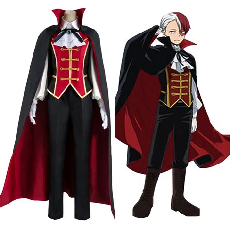 My Boku No Hero Academia Todoroki Shouto Halloween Cosplay Costume Suit