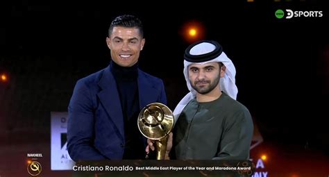 Premio a Cristiano Ronaldo ganó el Globe Awards a mejor jugador del