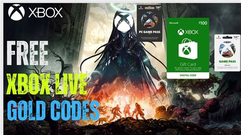 Free Xbox Live Gold Codes Xbox Live Gold Free Free Xbox Gift Card Codes