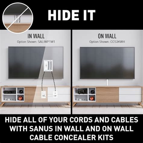 Sanus 42-90-in Extendable Tilt Indoor Wall Tv Mount Fits TVs up to 90 ...