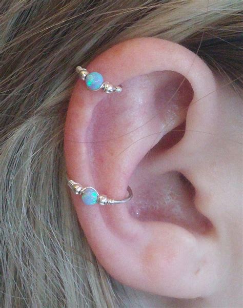 Helix Piercing Helix Earring Cartilage Earring Cartilage - Etsy