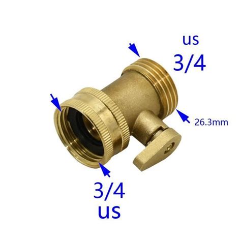 Robinet Raccord Us Robinet De Jardin En Laiton Femelle M Le