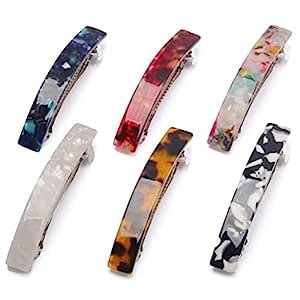 Pcs Tortoise Shell Hair Barrettes Acetate Hair Barrettes Acrylic Hair