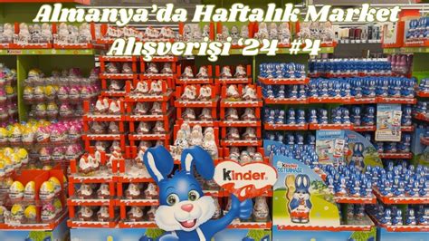 Almanya da haftalık market alışverişi 24 4 Netto Kaufland Lidl