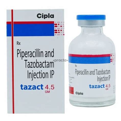 Baclin Piperacillin And Tazobactam Injection 4 5 Gm At Rs 100 Vial In