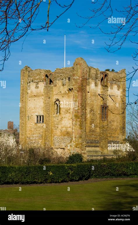 Uk England Surrey Guildford Castle Stock Photo Alamy