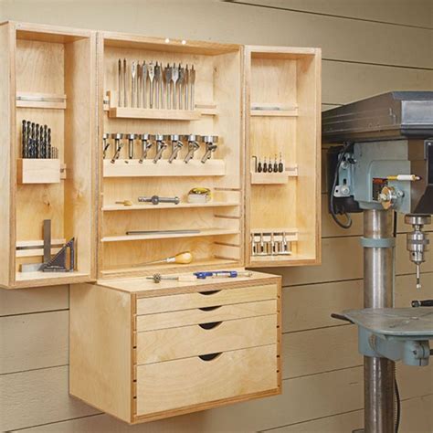 Woodsmith Drill Bit Storage Center Standard Plan Premium Shop