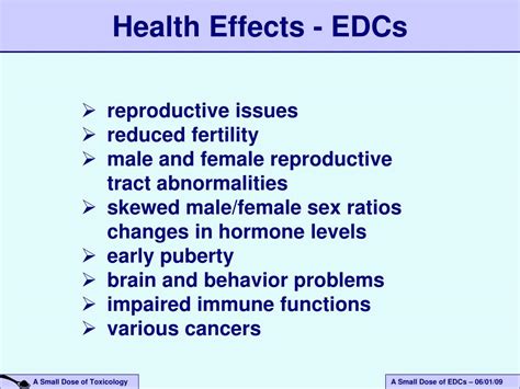 Ppt An Introduction To The Health Effects Of Endocrine Disrupting