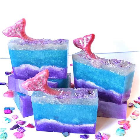 Mystic Mermaid Handcrafted Soap Glycerin Soap Bar Mermaid Etsy