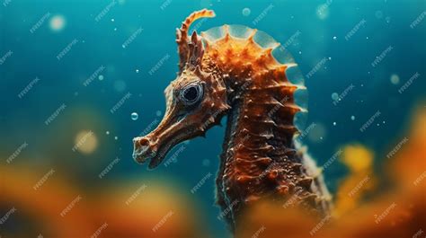 Premium AI Image | Hippocampus seahorse Hippocampus seahorse