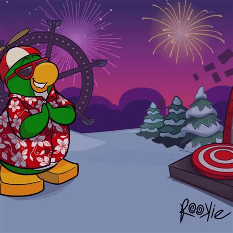 Cp Rewritten Rookie Begins Visiting For The Fair Club Penguin Mountains