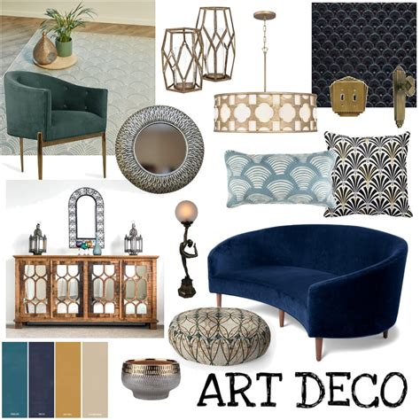 ART DECO Interior Design Mood Board By KarlienK Style Sourcebook