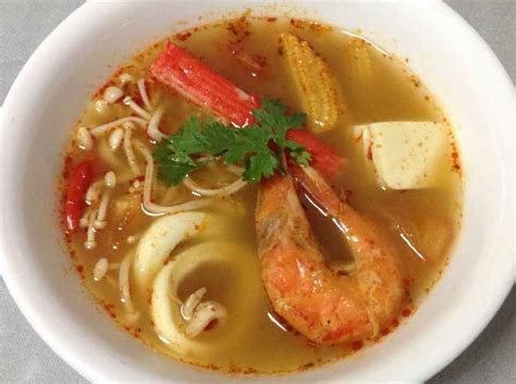 Instant Tom Yam Seafood Recipe Foodclappers