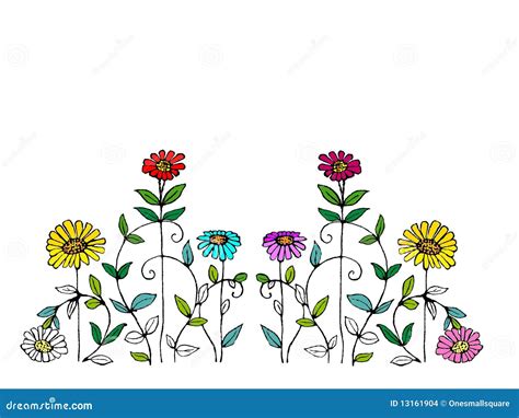 Whimsical Flower Illustration Stock Images - Image: 13161904