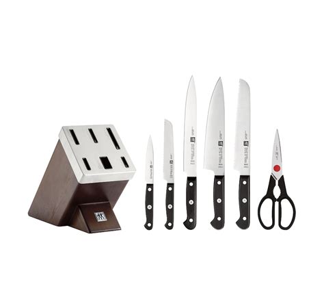 Kitchen Knives And Cutting Boards Knife Sets Zwilling Gourmet 7 Piece Self Sharpening Knife