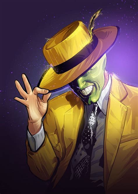 The Mask Poster Print By Nikita Abakumov Displate Cartoon Character