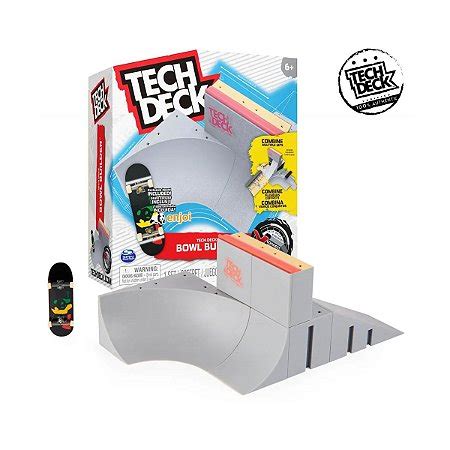 Tech Deck Skate De Dedo Bowl Builder Rampa Manobras Loja Zuza