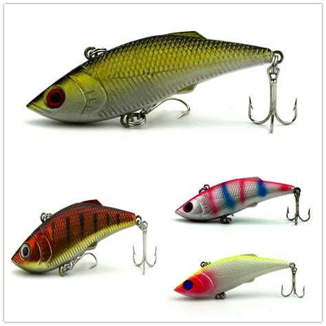 Pcs Lifelike Vib Fishing Lure Cm G Vibration Artificial Hard