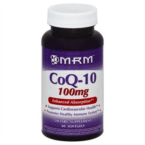 MRM CoQ 10 100mg Softgels 60 Ct Frys Food Stores