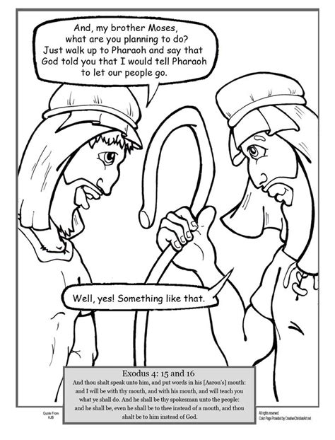 Aaron And The Golden Calf Coloring Page Coloring Easy For Kids