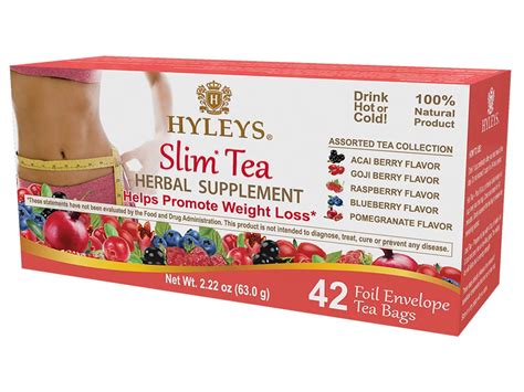 Hyleys Slim Tea 42 Ct Assorted Weight Loss Herbal