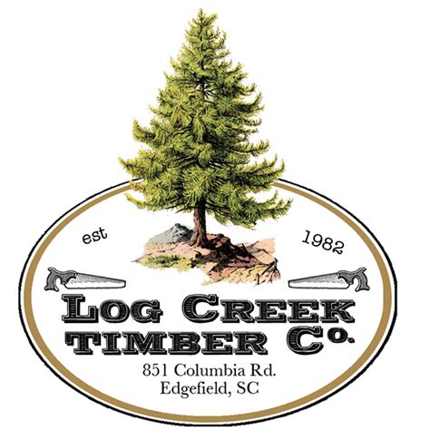 Log Creek Timber Company Logo On Behance