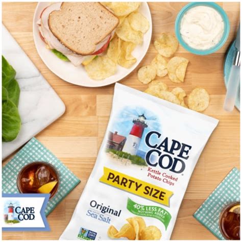 Cape Cod Potato Chips Less Fat Original Kettle Chips Oz Frys