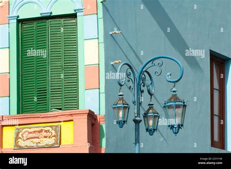 El Caminito La Boca District Buenos Aires Argentina Stock Photo Alamy