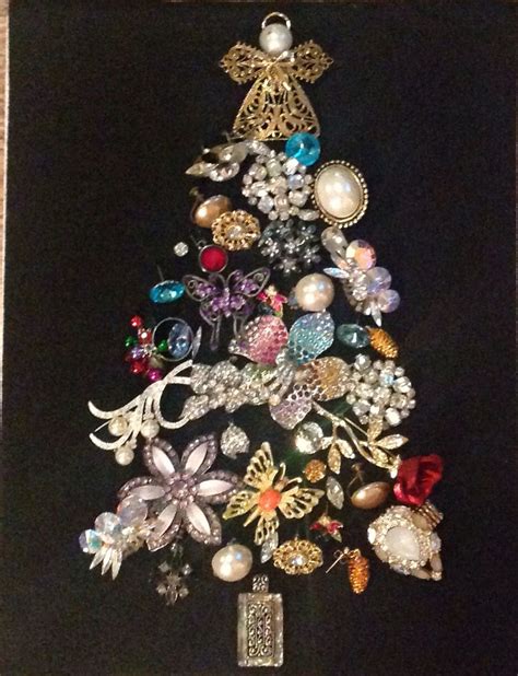 Diy Vintage Jewelry Christmas Tree Do It Yourself