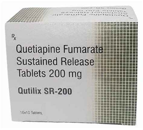 Mg Quetiapine Fumarate Sustained Release Tablets At Best Price In