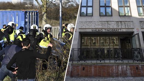 Efter påskupploppen i Malmö nu ställs sex ungdomar inför rätta P