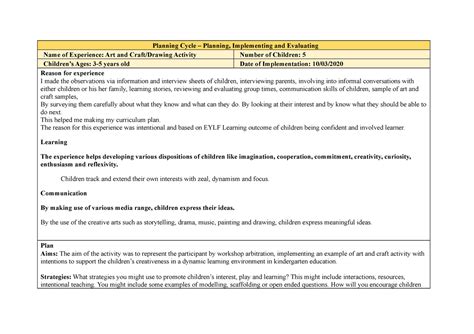 Planning Cycle Temp Planning Cycle Planning Implementing And