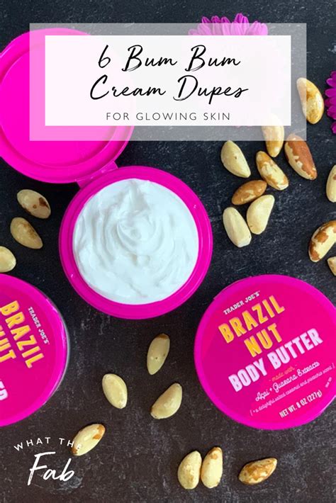 6 AWESOME Bum Bum Cream Dupes for Firm, Glowing Skin