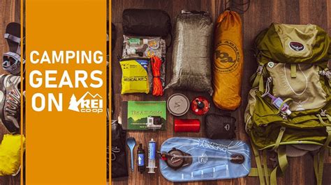 Camping Gear Essentials & Checklist on REI | AWESOME Gears for Camping ...