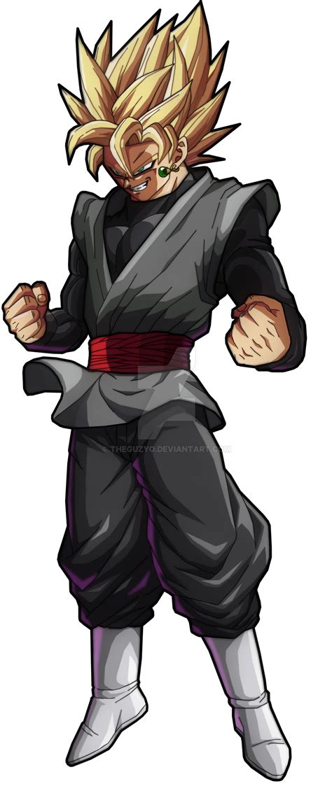 BLack goku ssj FighterZ by Theguzyo on DeviantArt | Goku black, Black ...