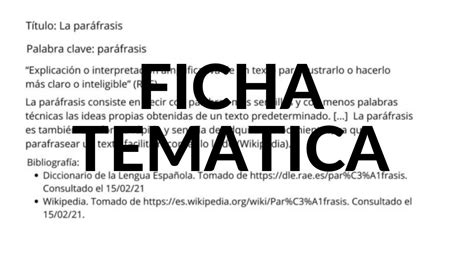 Ficha Tem Tica Definici N Tipos Y Ejemplos