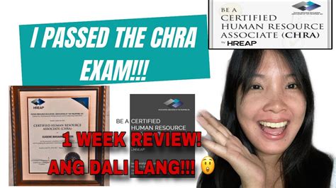 PAANO PUMASA SA CHRA EXAM 1 WEEK REVIEW YouTube