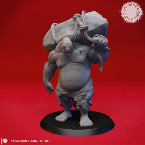 Ogre Miniature RPG Minis D&D DND RPG Tabletop Gaming From Yasashii ...