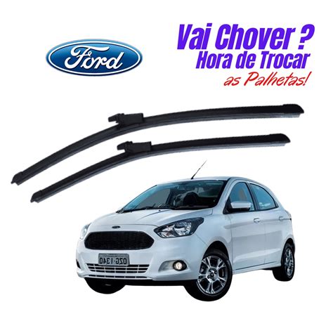 Par Palheta Limpador Parabrisa Ford Ka Novo 2014 2015 2016 2017 2018