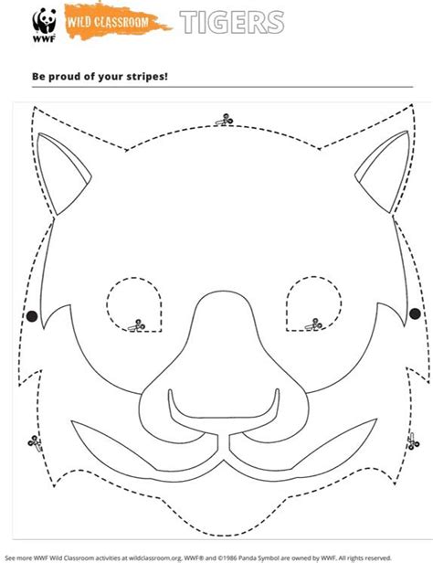 tiger mask printable