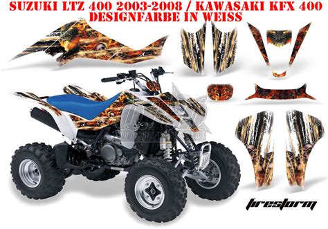 Amr Racing Dekor Graphic Kit Atv Suzuki Ltz Kawasaki Kfx