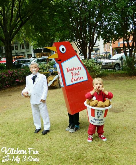 Our 2013 Homemade Kfc Kentucky Fried Chicken Costumes Kitchen Fun