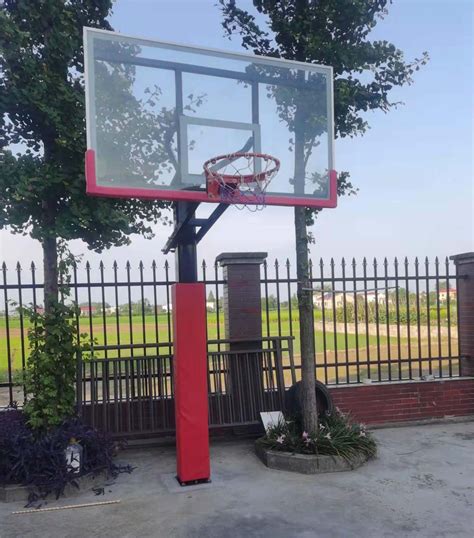 72 In Ground Basketball Hoop Height Adjust Goalstand Standard Tempered